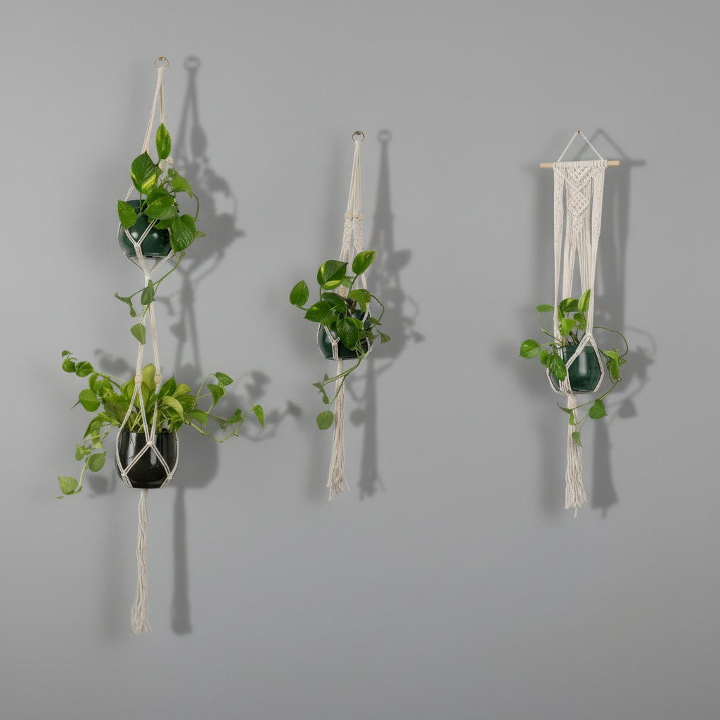 Macrame Pot Plant Hangers