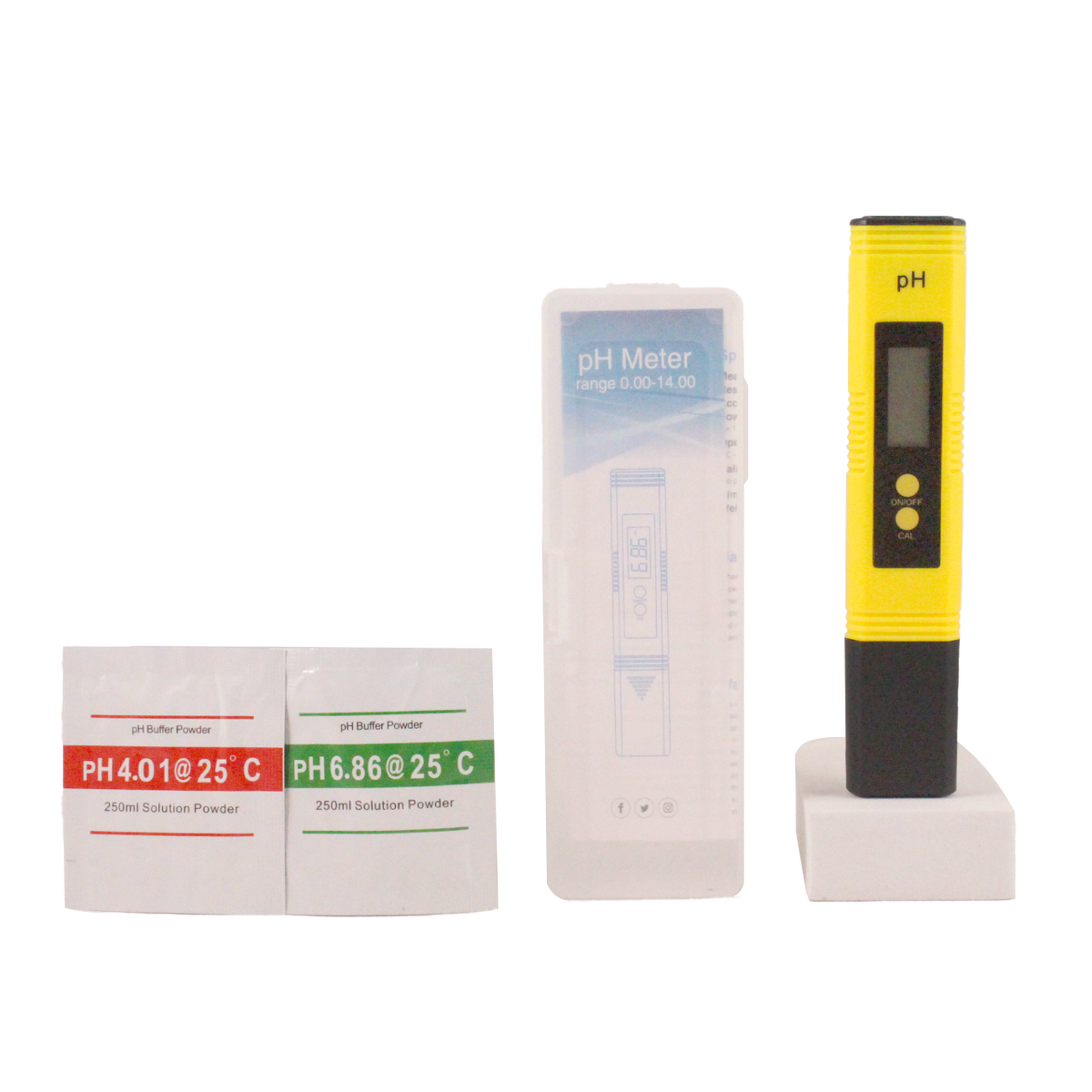 pH meter for hydroponic plant growing